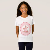 女の子用ミルクシェイクTシャツ Tシャツ (正面フル)