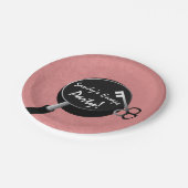 女の子用品のパーティーを逃れる ペーパープレート (アングル)