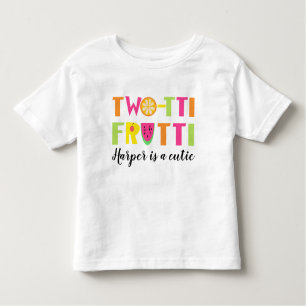 女の子用2ティフルッティTシャツ トドラーTシャツ