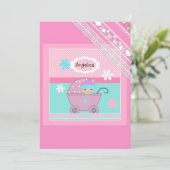 女の子用 招待状 (スタンド正面)