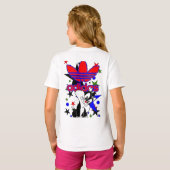 女の子用Tシャツ Tシャツ (裏面フル)