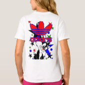 女の子用Tシャツ Tシャツ (裏面)