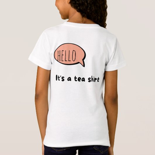 女の子用Tシャツ Tシャツ (裏面)