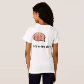 女の子用Tシャツ Tシャツ (裏面フル)