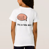 女の子用Tシャツ Tシャツ (裏面)