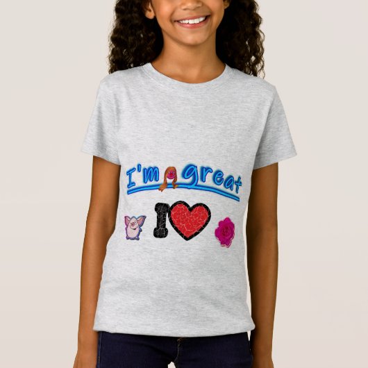 女の子用Tシャツ Tシャツ (正面)