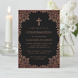 女の子確認ブラックピンク離れバラ金ゴールド 招待状