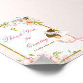 女の子祈の金ゴールド初の聖餐式 ポスター (角)