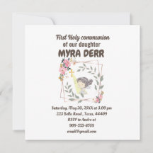 女の子祈はイエスに最初の聖餐式を渡る