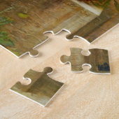 女の子編み物ブーゲロー ジグソーパズル (側面)