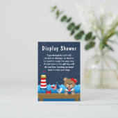 女の子航海のクマ赤と海軍のディスプレイシャワー エンクロージャーカード (スタンド正面)