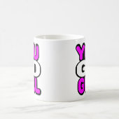 女の子行きます コーヒーマグカップ (中央)