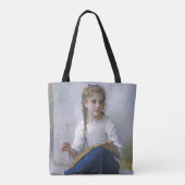 女の子裁縫ブーゲロー トートバッグ (裏面)