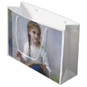 女の子裁縫ブーゲロー ラージペーパーバッグ (正面アングル)