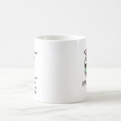 女の子誕生お知らせマグ(肌色:ライト) コーヒーマグカップ (中央)