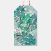 女の子誕生日ジャングル動物ありがとう ギフトタグ (裏面)