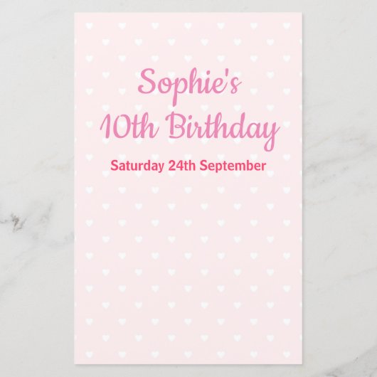 女の子誕生日ティーパーティーティーカップゲームを検索 (裏面)