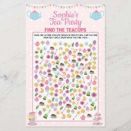 女の子誕生日ティーパーティーティーカップゲームを検索