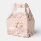 女の子誕生日テントスランバーパーティーウェルカムギフト フェイバーボックス (裏面サイド)