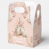 女の子誕生日テントスランバーパーティーウェルカムギフト フェイバーボックス (オープン)