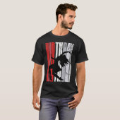 女の子誕生日レッドダンスダンサー表現音楽L Tシャツ (正面フル)