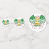 女の子誕生日Iバプティスリオンパーソナライズされた コンフェッティ (正面)