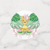 女の子誕生日Iバプティスリオンパーソナライズされた コンフェッティ (スモール正面)