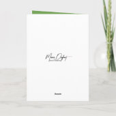 女の子読はウサギの本だ カード (裏面)