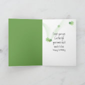 女の子読はウサギの本だ カード (内部)