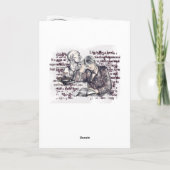 女の子読は本だ カード (裏面)