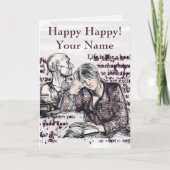 女の子読は本だ カード (正面)