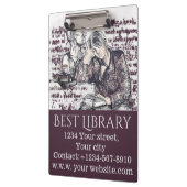 女の子読は本だ クリップボード (左)