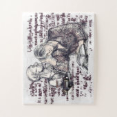 女の子読は本だ ジグソーパズル (縦)