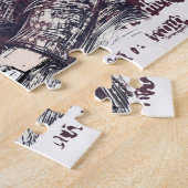 女の子読は本だ ジグソーパズル (側面)