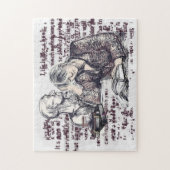 女の子読は本だ ジグソーパズル (縦)