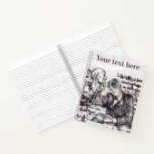 女の子読は本だ ノートブック (内部)