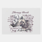 女の子読は本だ ラッピングペーパーシート (正面3)