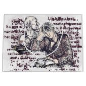 女の子読は本だ ラージペーパーバッグ (正面)