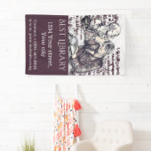 女の子読は本だ 横断幕 (インサイチュ)