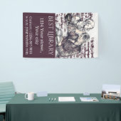 女の子読は本だ 横断幕 (トレードショー)