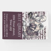 女の子読は本だ 横断幕 (横)