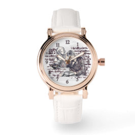 女の子読は本だ 腕時計