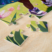 女の子遊の1簡単ブレインアートパズルフォトパズル ジグソーパズル (側面)