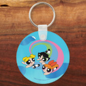 女の子達が空を飛ぶ キーホルダー (正面)