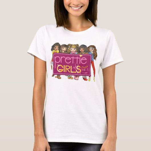 女の子達を見ろ！OWPベビー人形Tシャツ Tシャツ (正面)