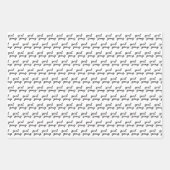 女の子集団かわいいフェミモダンニストの女の子パワースクリプト ラッピングペーパーシート (正面2)