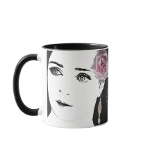 女の子顔フィオナ名カスタマイズかわいらし可能ピンクローズ