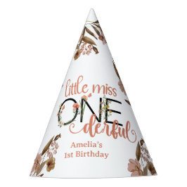 女の子1歳の誕生日 | Little 恋しく思 Onederful パーティーハット