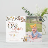 女の子1歳の誕生日 | Little 恋しく思 Onederful 招待状 (スタンド正面)