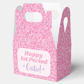 女の子10代のかわいいピンクグリッター第1期パーティー フェイバーボックス (オープン)